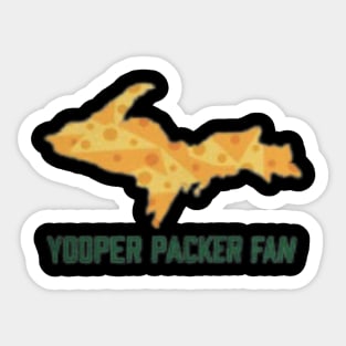 Yooper Packer Fan Merch Sticker